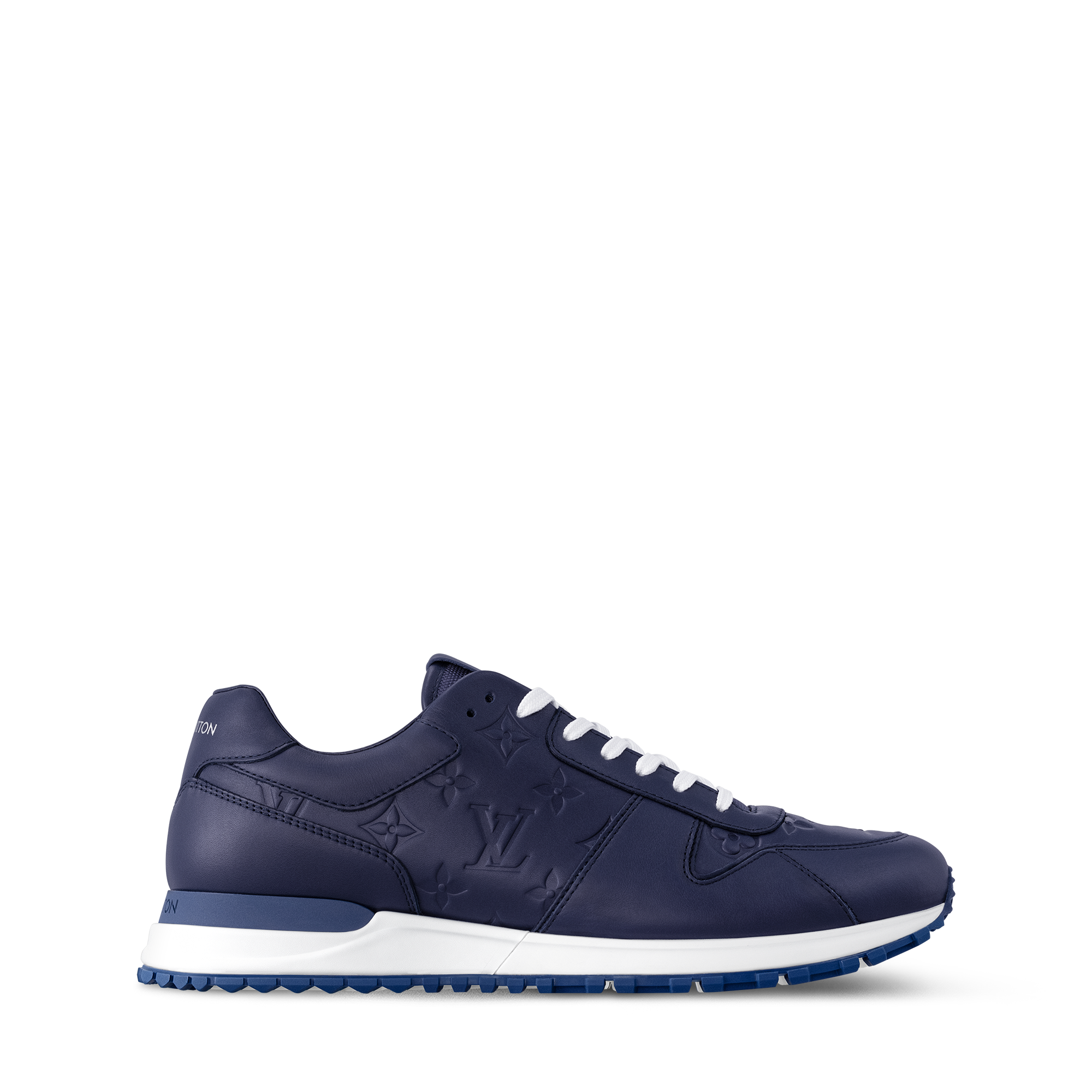 靴 LOUIS VUITTON runway sneaker navy Louis Vuitton Men's Navy Blue Run Away Low Top Sneakers Size